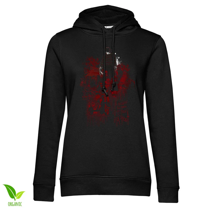 Bad Children On Elm Street Girly Hoodie