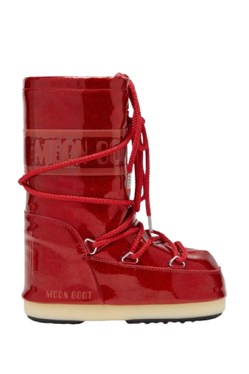 Moon Boot - Icon Jr Glitter 80D3400290 - D001 Red