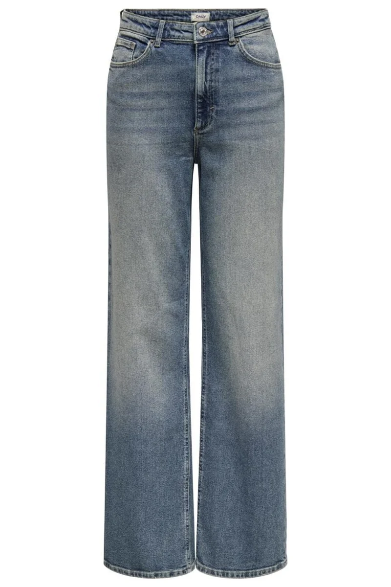 Only - Onljuicy Wide Dot334 - 4744979 Medium Blue Denim Tint