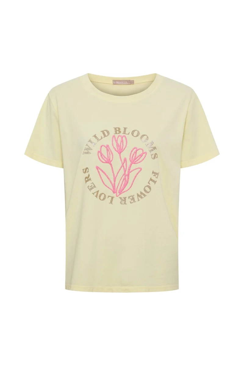 Marta Du Chateau - Mdcbrianna Tee 22585 - Yellow