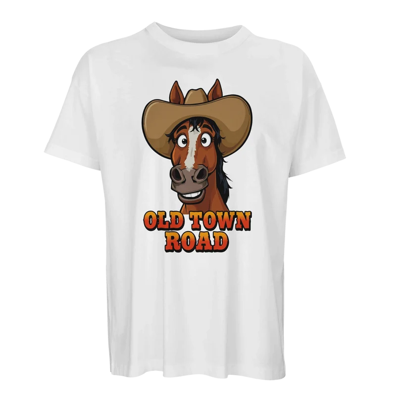 Oversized T-shirt - Old Town Road | Ekologisk