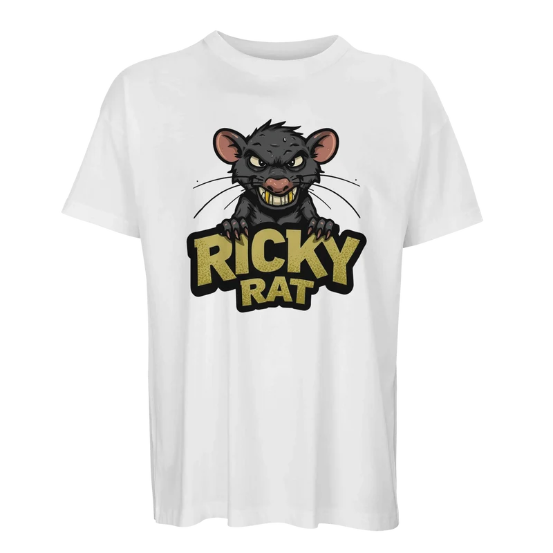 Oversized T-shirt - Ricky Rat | Ekologisk