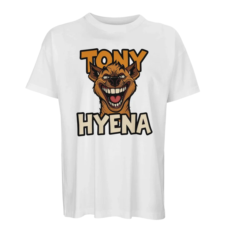 Oversized T-shirt – Tony Hyena | Ekologisk