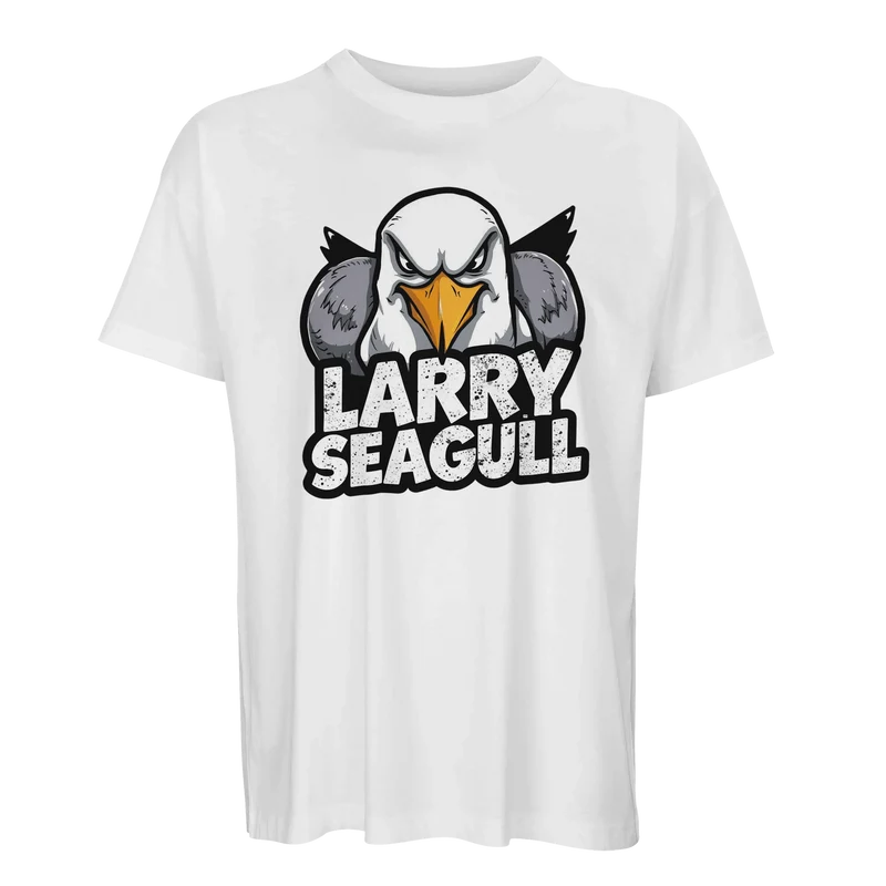 Oversized T-shirt – Larry Seagull | Ekologisk