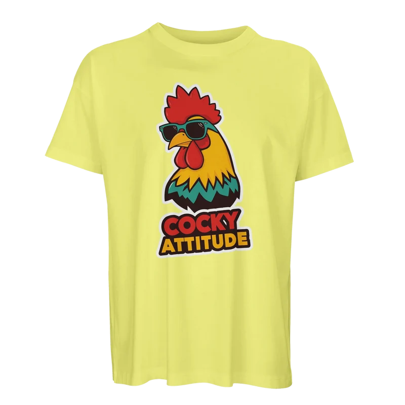 Oversized T-shirt - Cocky Attitude | Ekologisk
