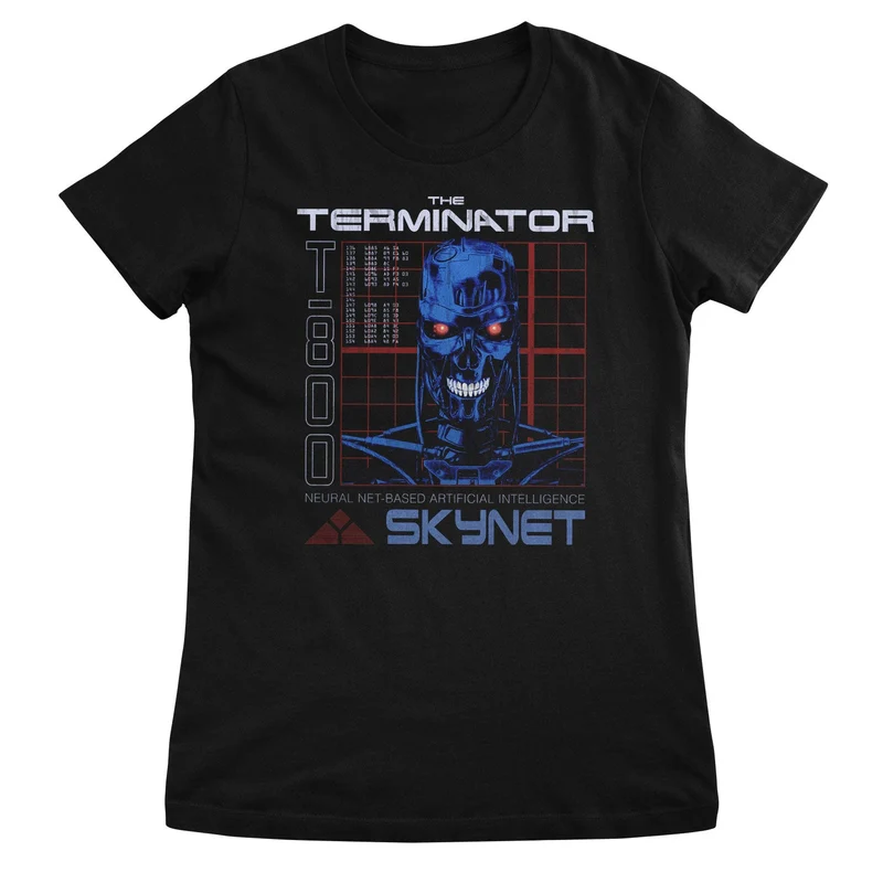 The Terminator T-800 Grid Girly Tee
