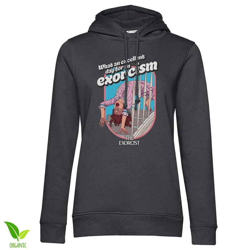 What An Excellent Day For An Exorcism Girly Hoodie