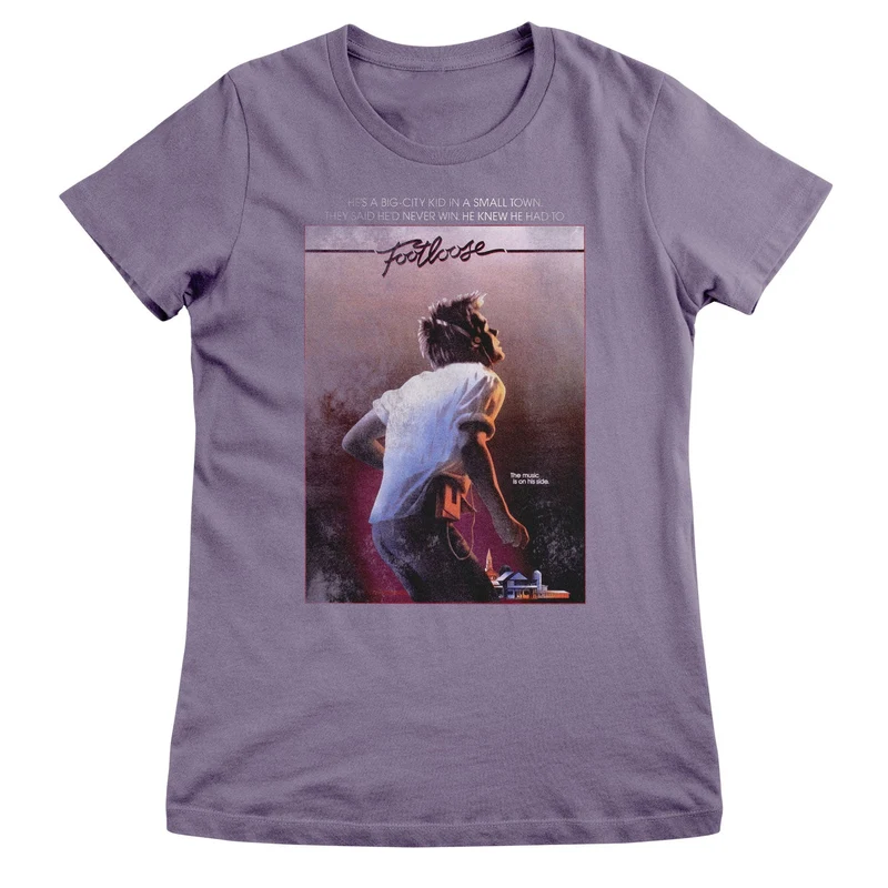 Footloose Vintage Movie Poster Girly Tee