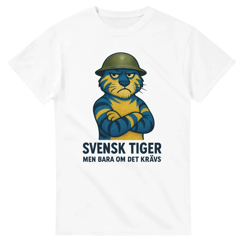 T-shirt Original – Svensk tiger (men bara om det krävs)