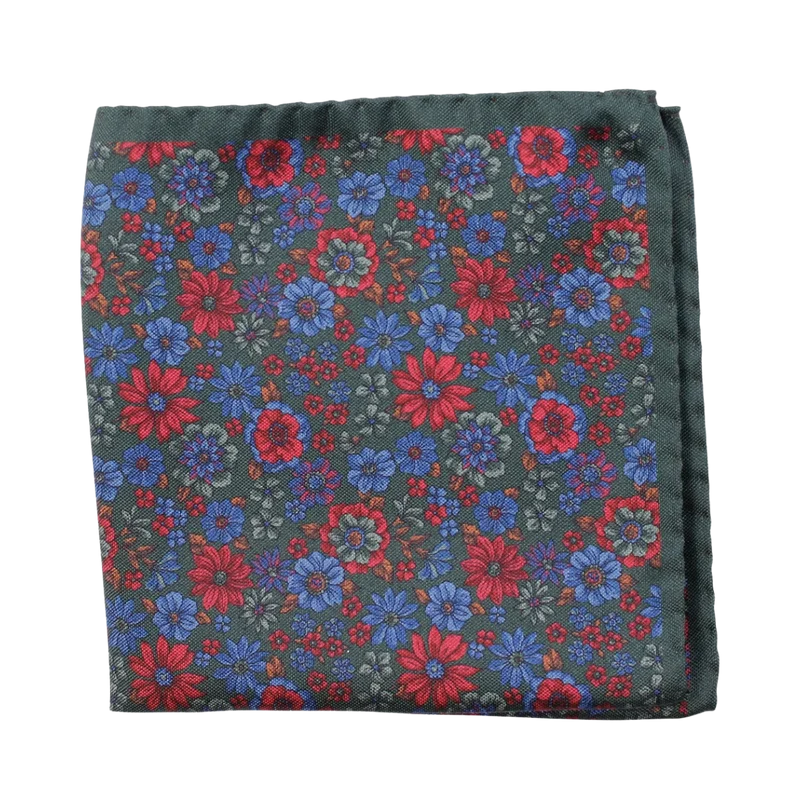Pocket Square - Bottle Green