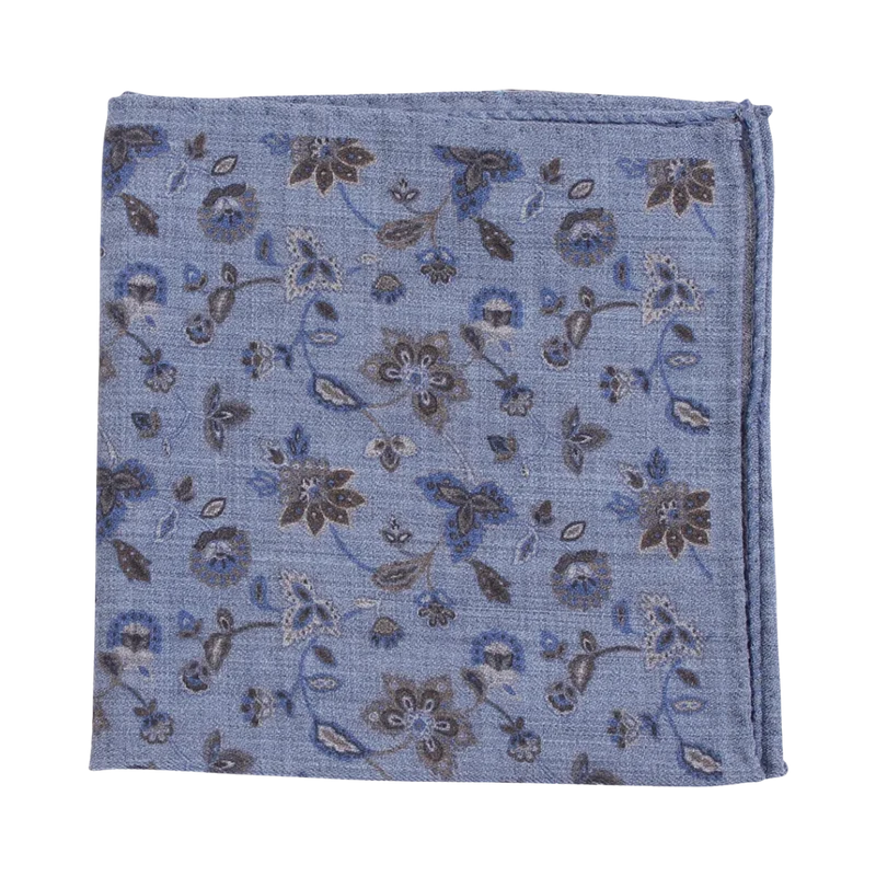 Pocket Square - Blue melange