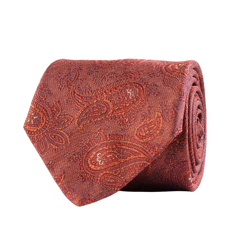Classic Tie - Rust melange