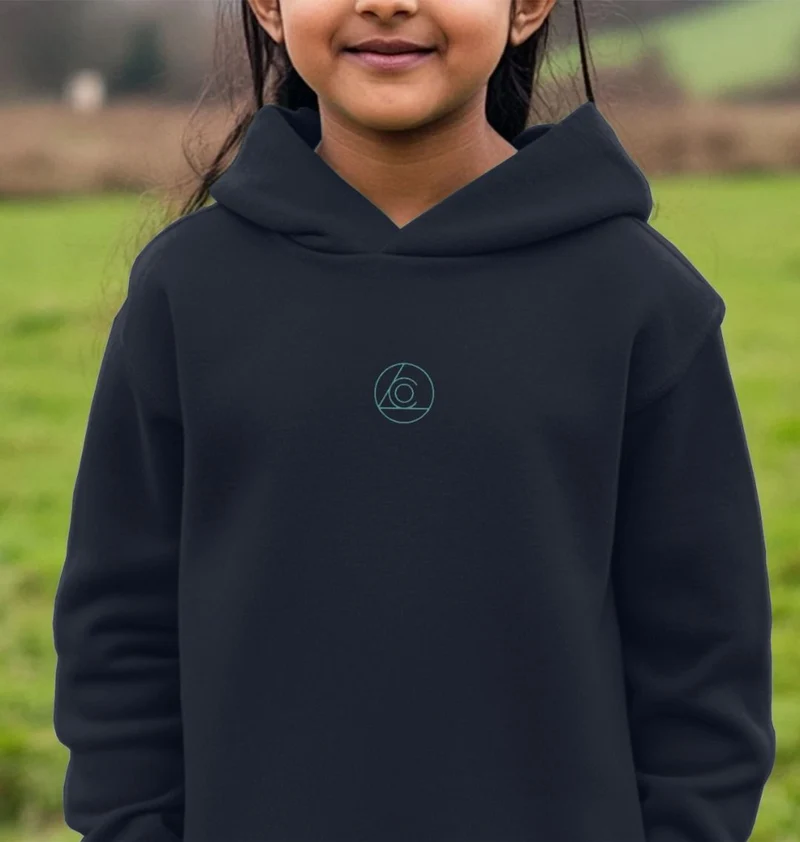 The OCL Kids' Hoodie Turquoise