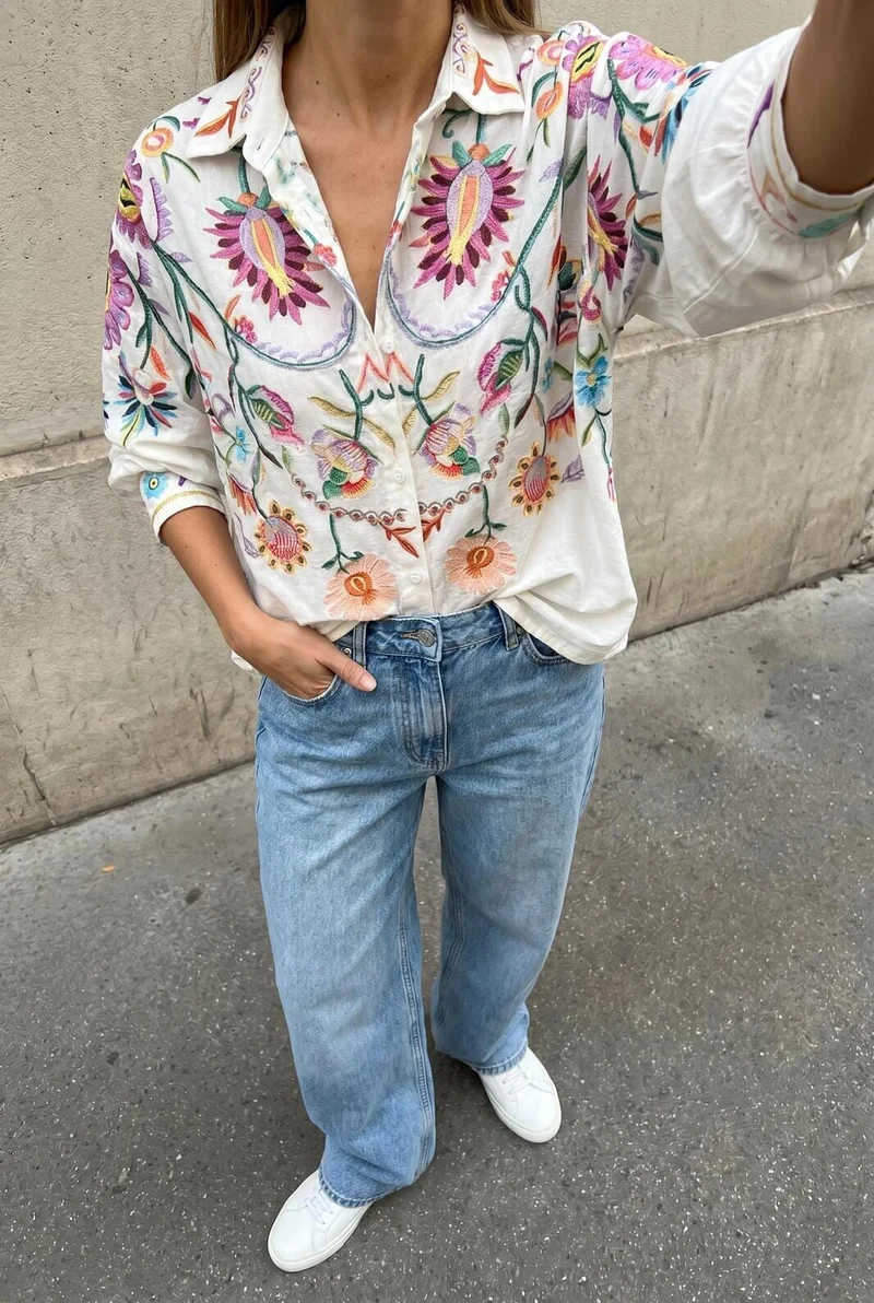 A-bee - Karla Shirt - White