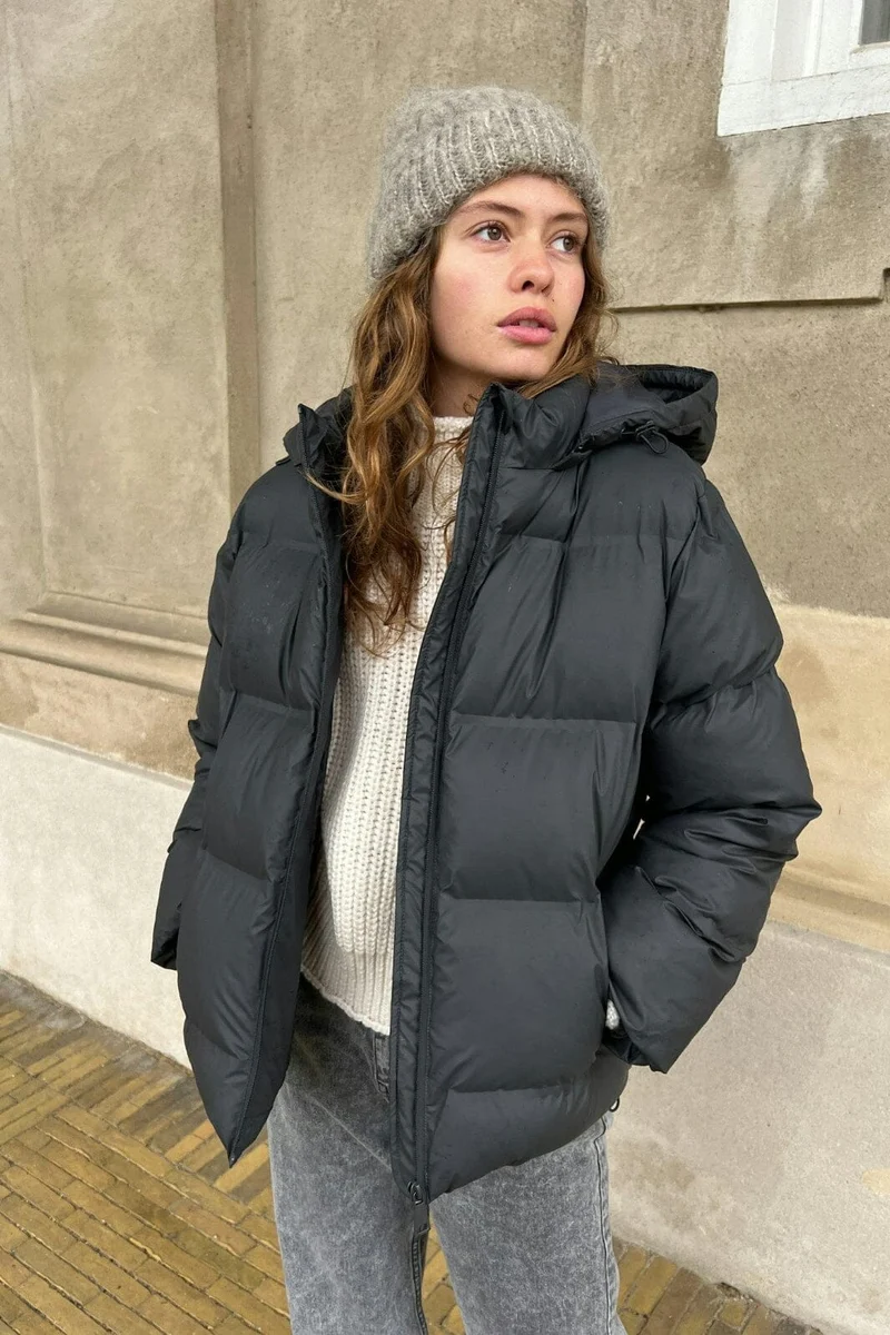 Neo Noir - Fox C Puffer Jacket - Antracit