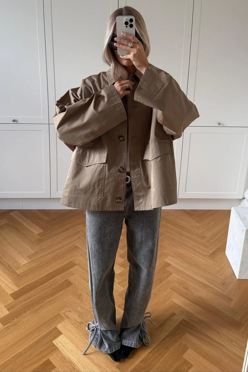 Noella - N-Margo Jacket 12690024 - 1216 - Grey Sand