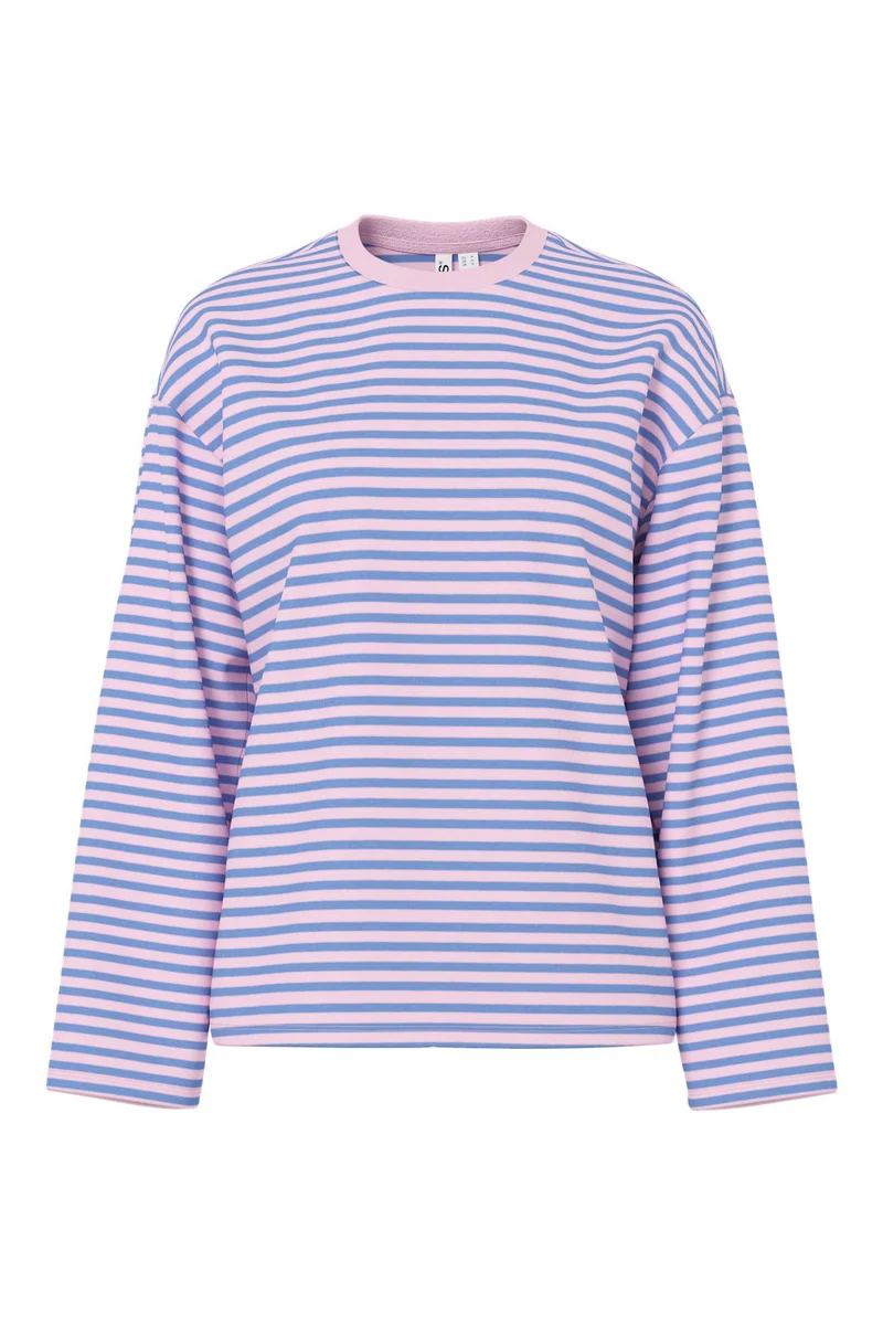Pieces - Pcsadie Ls Top - 5127780 Flushing Pink Lavender Fields