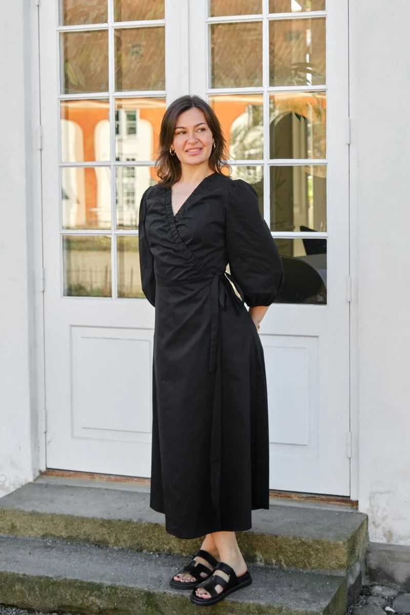 Neo Noir - Minga Poplin Dress 165266 - 100 - Black