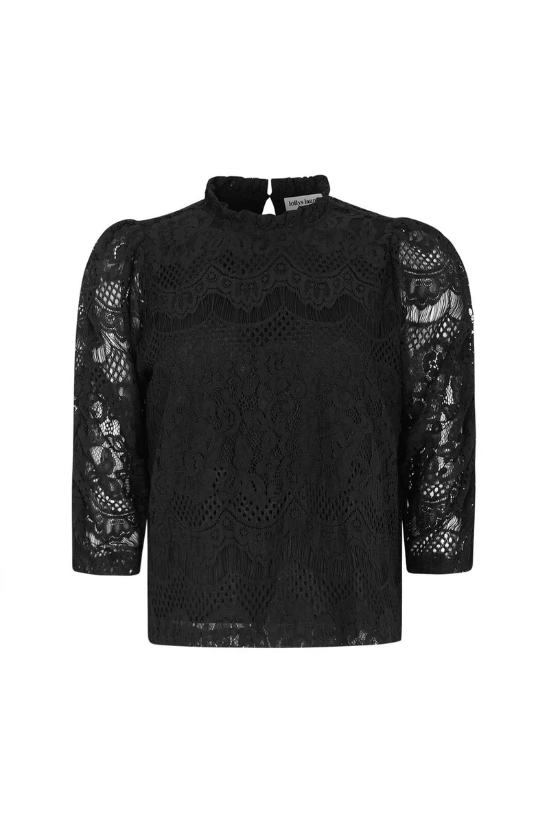 Lollys Laundry - Liloull Blouse 3/4 26534-1010 - 99 - 99 Black