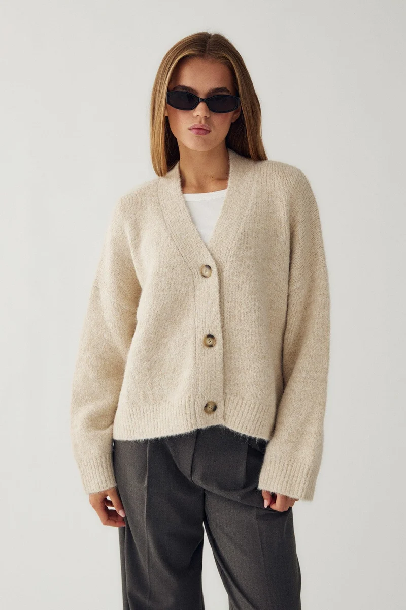 Noella - N-Laiana Knit Cardigan 16100001 - 023 - Beige