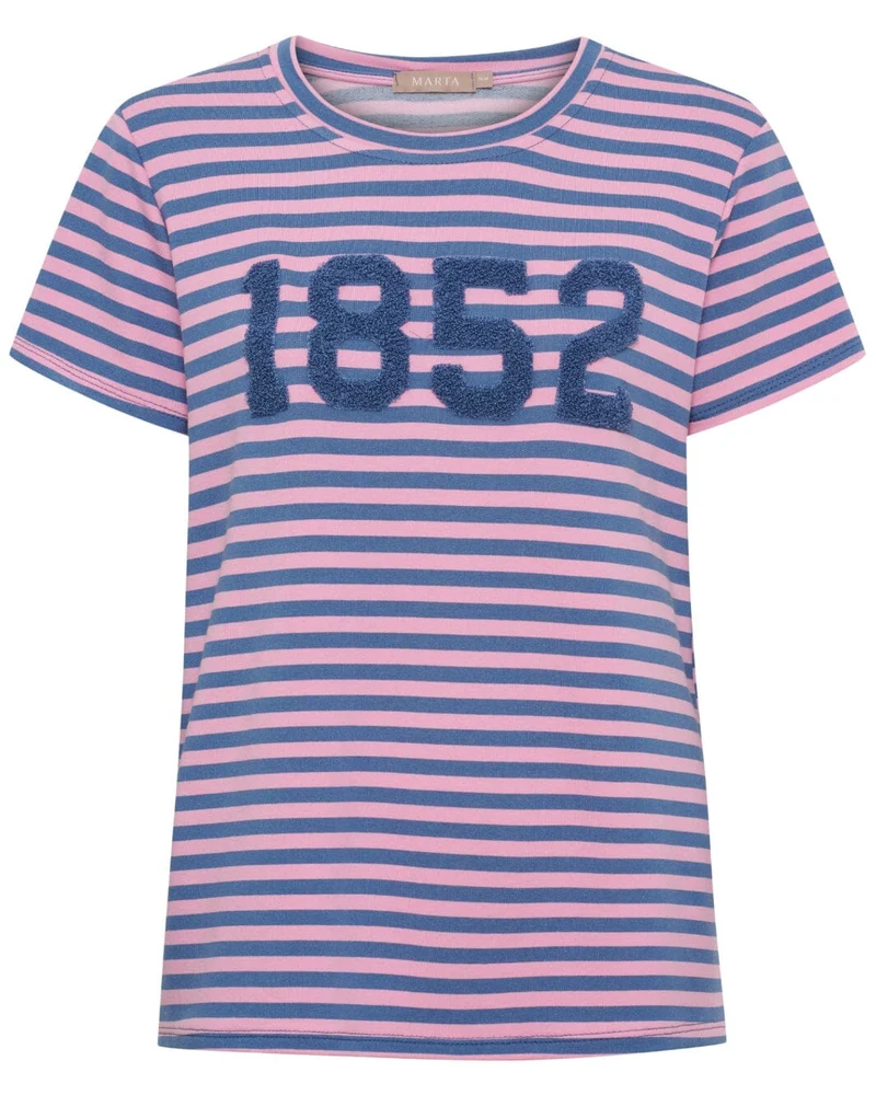Marta Du Chateau - Mdchertha Tee 84275-1852S - Pink/Jeans