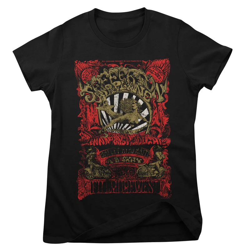 Jefferson Airplane In San Fransisco Poster Girly Tee