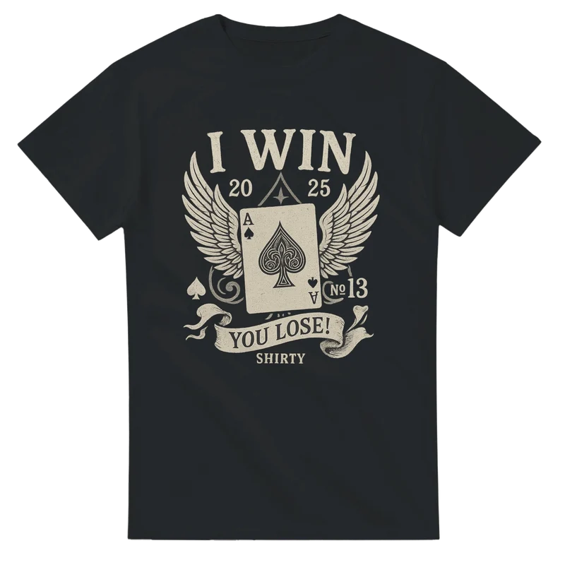T-shirt Original – I Win, You Lose!