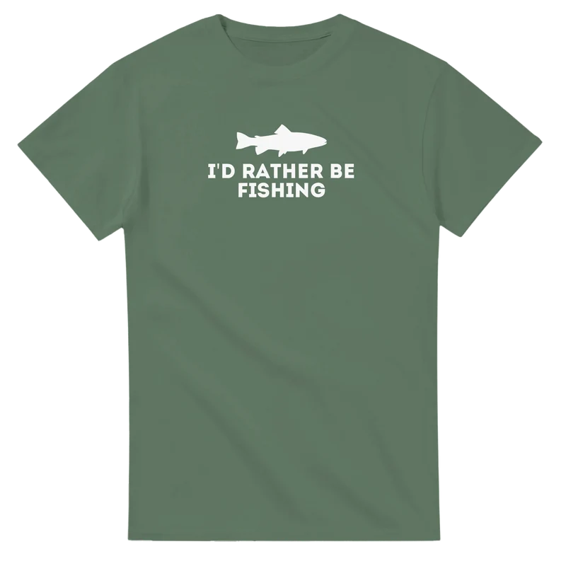 T-shirt - I'd Rather Be Fishing