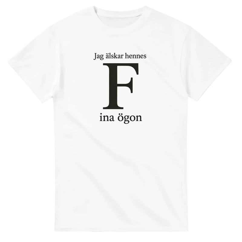 T-shirt - Jag älskar hennes F