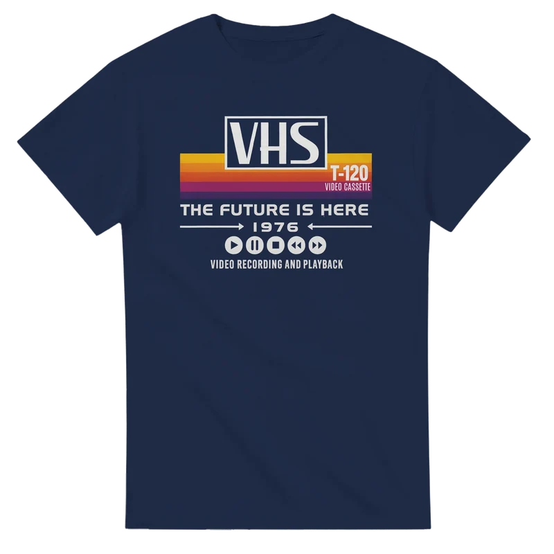 T-shirt - VHS The Future is Here - Dark