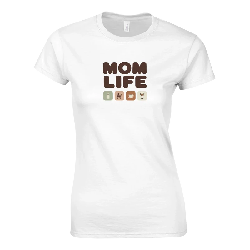 T-shirt Dam - Mom Life