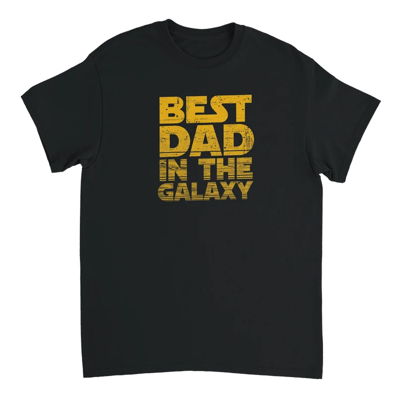 T-shirt - Best Dad in the Galaxy Retro