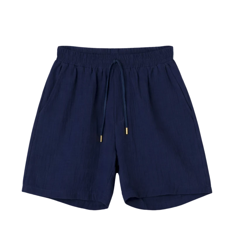 West Shorts Cotton Crincle - Total Eclipse
