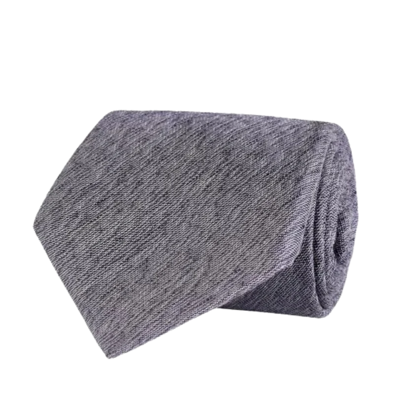 Classic Tie - Navy melange