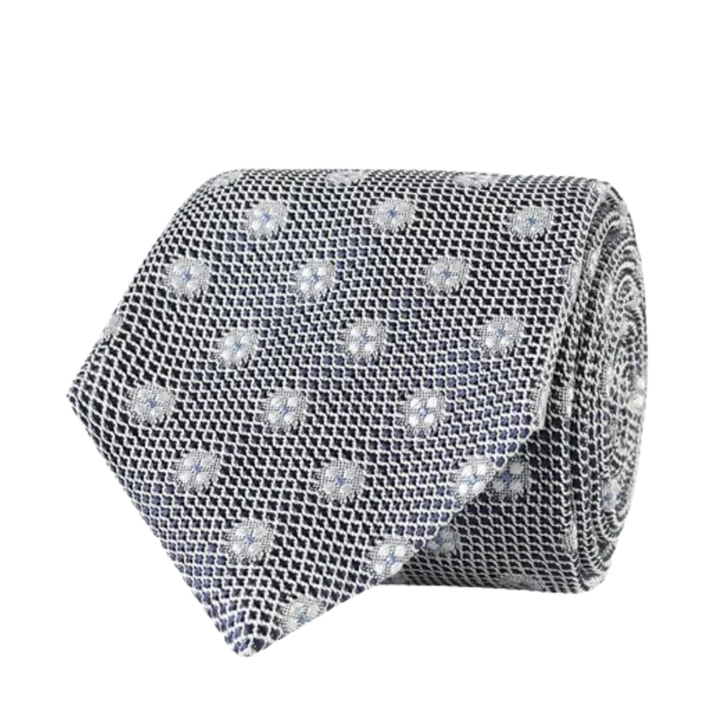 Classic Tie - Navy melange