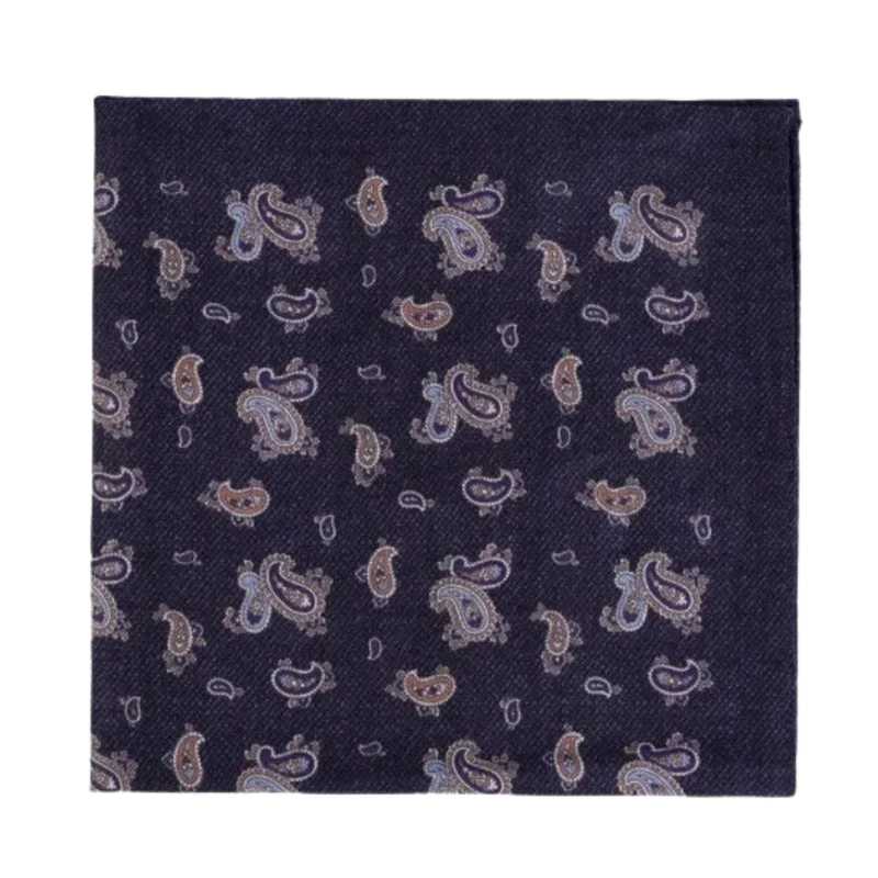 Pocket Square - Navy melange