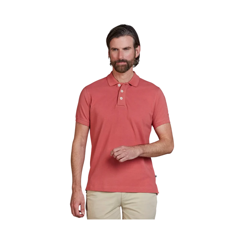 Rough Style Polo - Soft Red