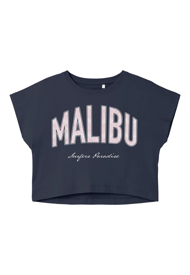 NKFVILMA CAPSL CROPPED TOP HHH SAPPHIRE