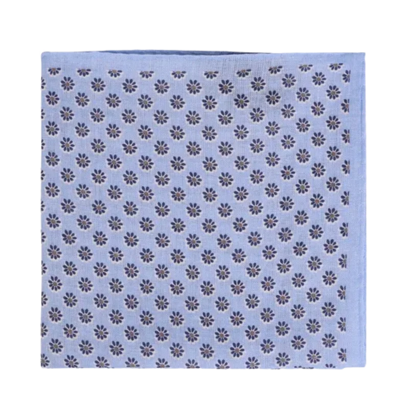 Pocket Square - Sky blue melange