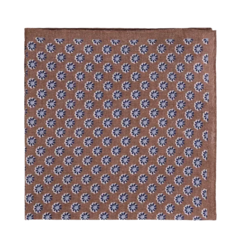 Pocket Square - Brown melange