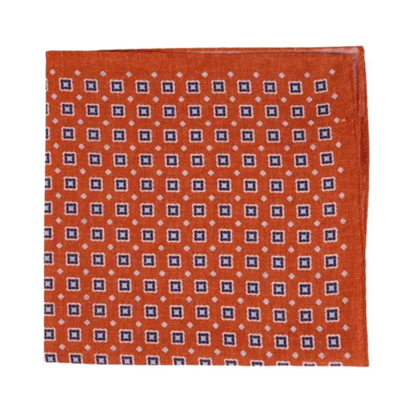 Pocket Square - Orange Melange