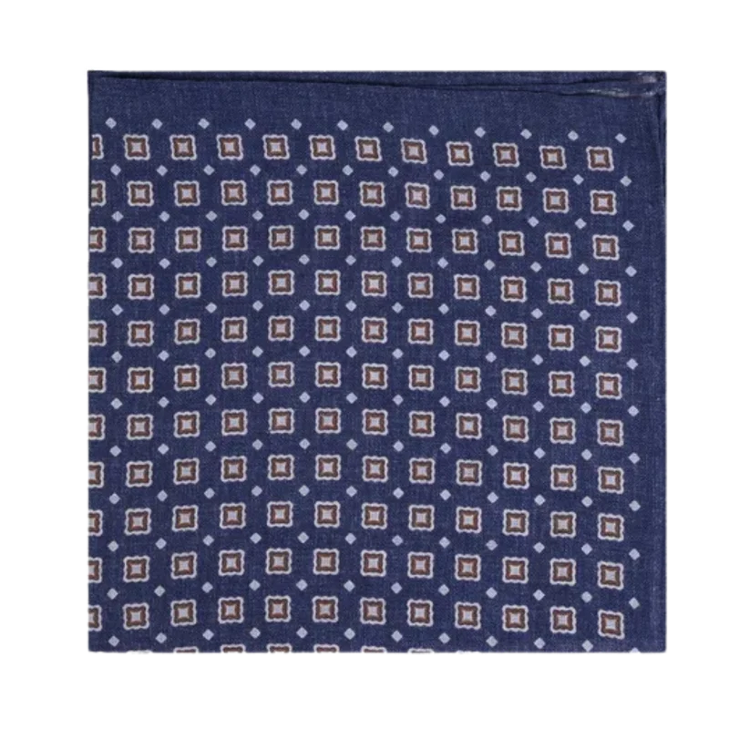 Pocket Square - Navy melange