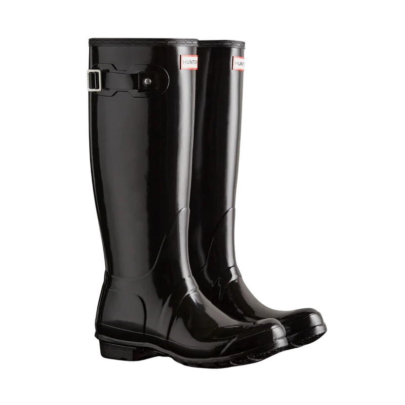 Womens Original Tall Gloss Boot - Black