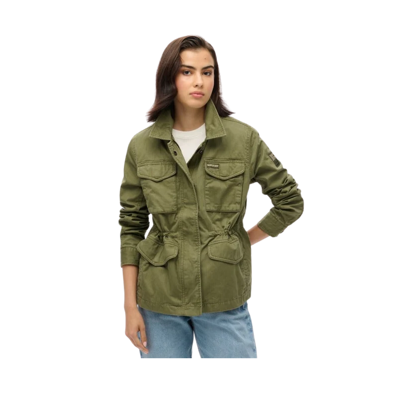 Military M65 Lined Jacket - Burnt Olive