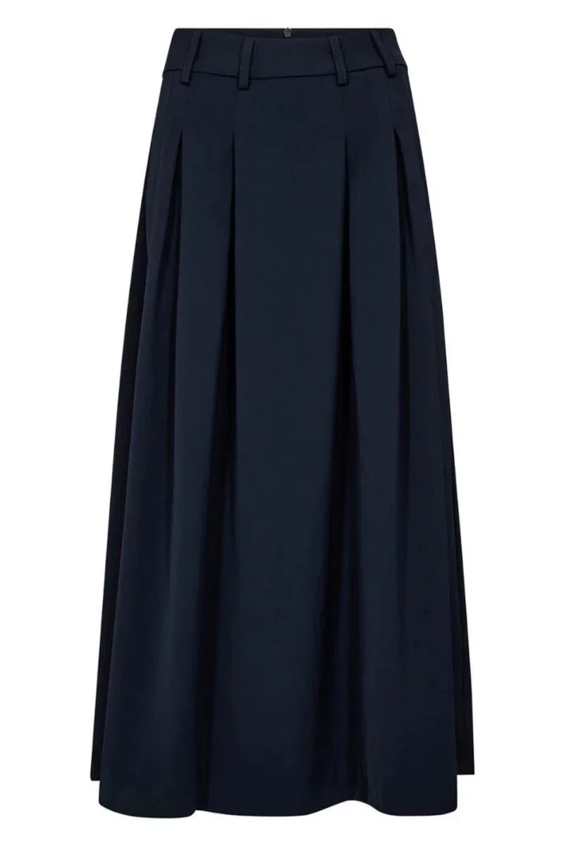 Co´Couture - Anyacc Pleat Skirt 34178 - 120 - Navy