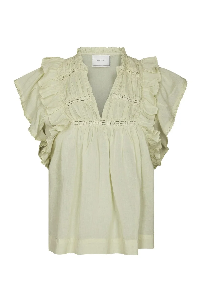 Neo Noir - Jayla S Voile Top 159881 - 236 - Pistachio