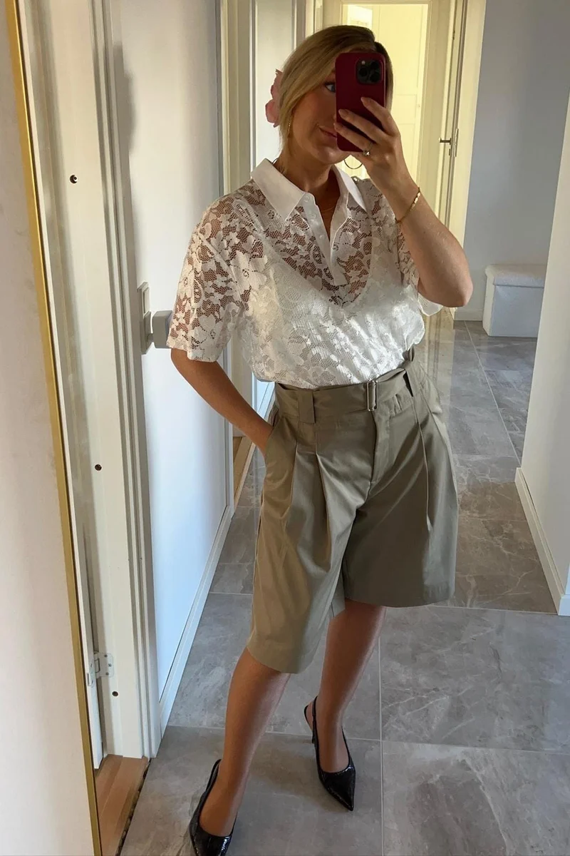 Dear Molly - Bermuda Shorts - Khaki
