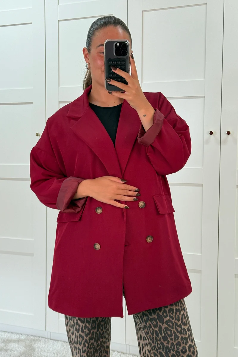 A-bee - Daphne Blazer - Burgundy