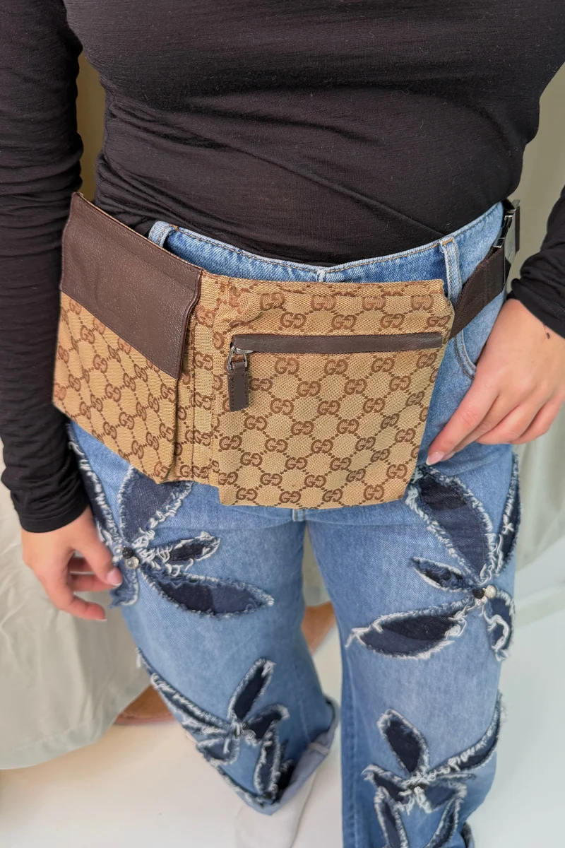 Preloved Vintageline x Molly&My - Vintage Gucci Bumbag 3 - Brown