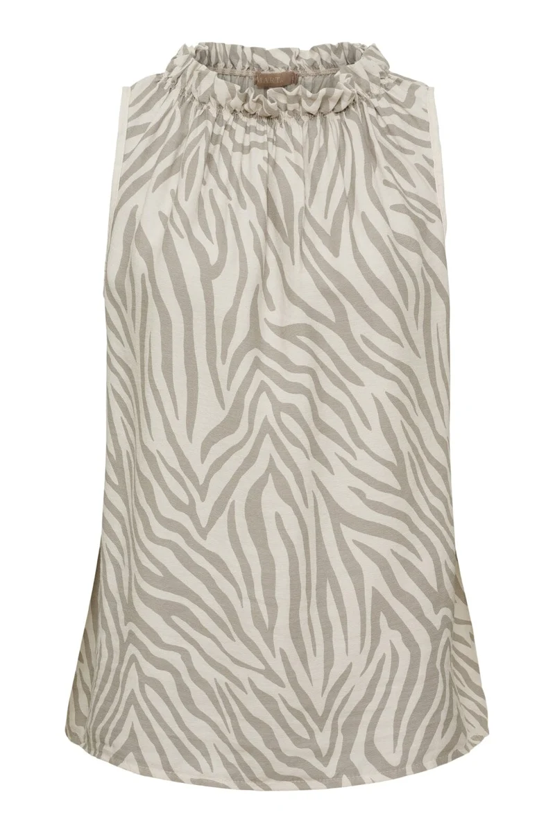 Marta Du Chateau - Mdclucina Top 2319 Zebra - Beige
